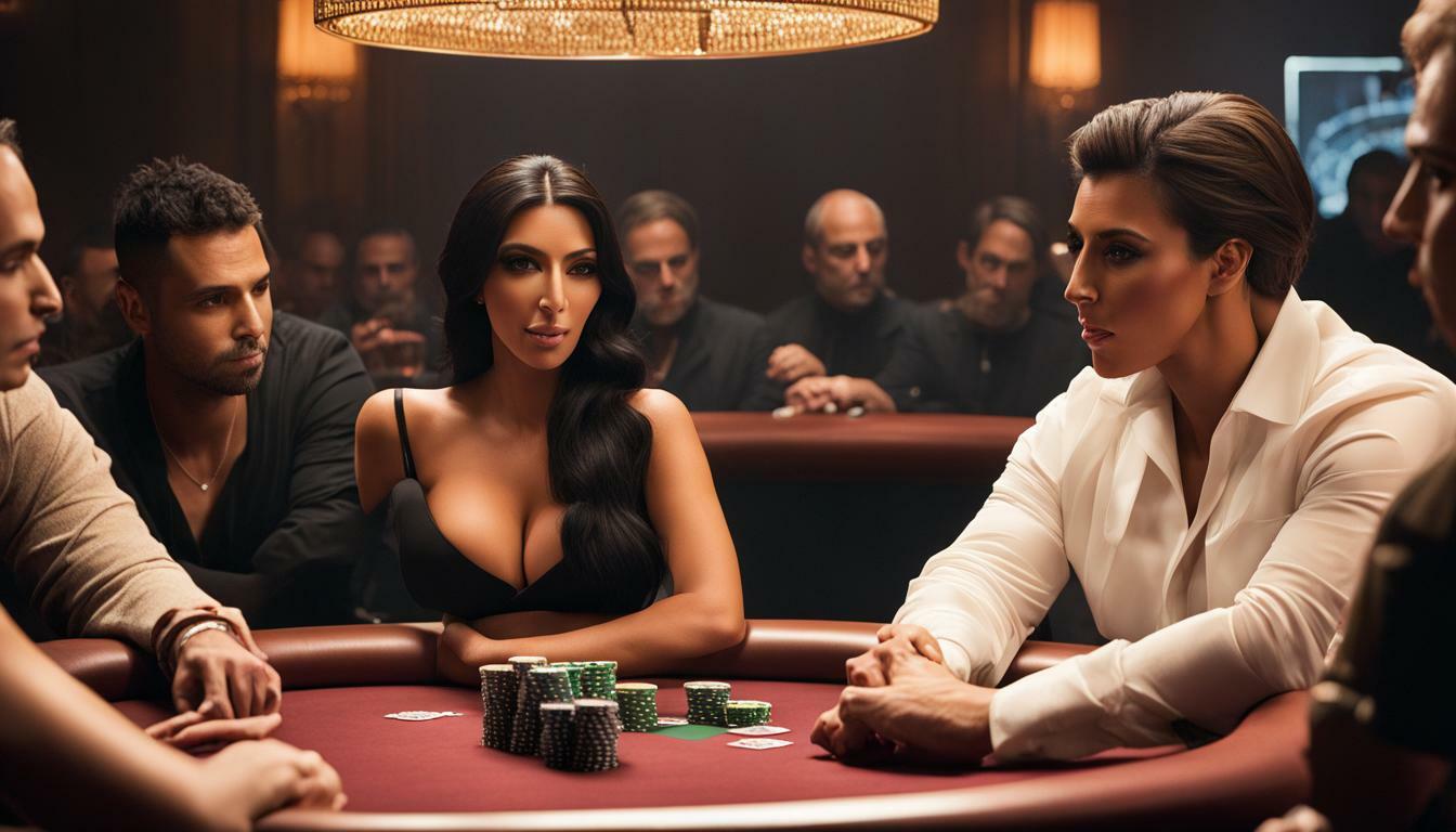 kim kardashian poker